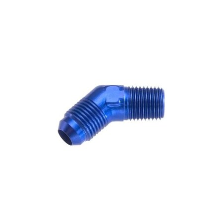 -12 45 DEGREE MALE ADAPTER TO -16 (1) NPT MALE - BLUE